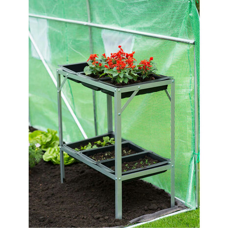 Nature Oppottafel 77x40x77 cm gegalvaniseerd staal 3
