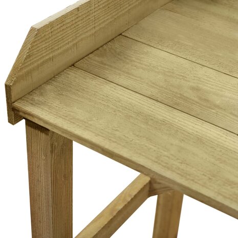 Oppottafel 75x40x90 cm geïmpregneerd grenenhout 5