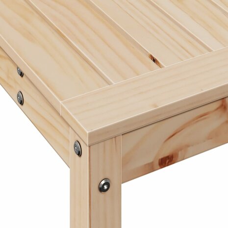 Oppottafel met schap 82,5x35x75 cm massief grenenhout 8