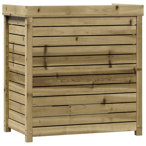 Oppottafel met schappen 82,5x50x86,5 cm geïmpregneerd hout 7