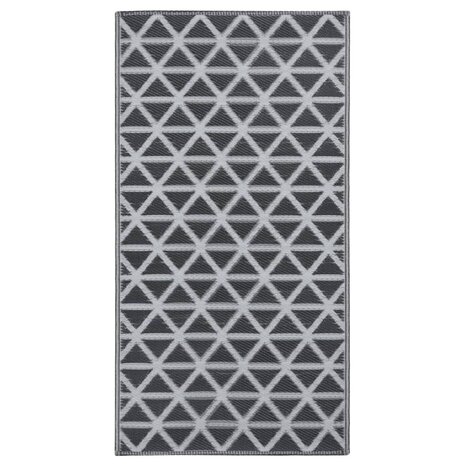 Buitenkleed ARAKIL 80x150 cm PP zwart 2