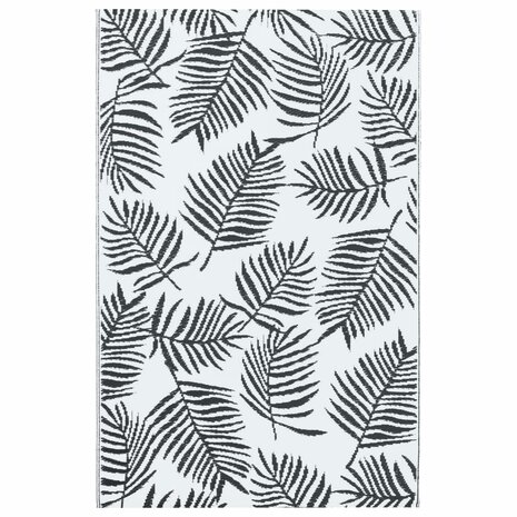 Buitenkleed ARAKIL 80x150 cm PP wit en zwart 2