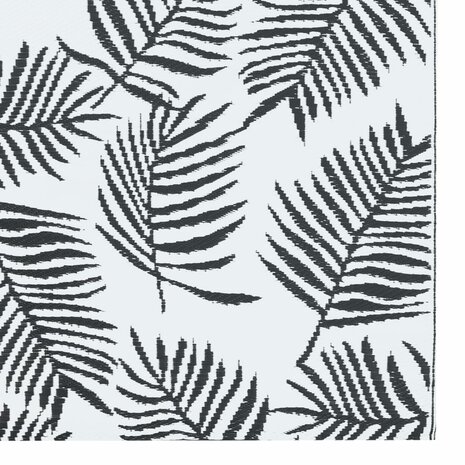 Buitenkleed ARAKIL 80x150 cm PP wit en zwart 5