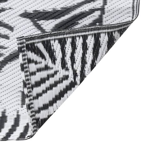 Buitenkleed ARAKIL 160x230 cm PP wit en zwart 6