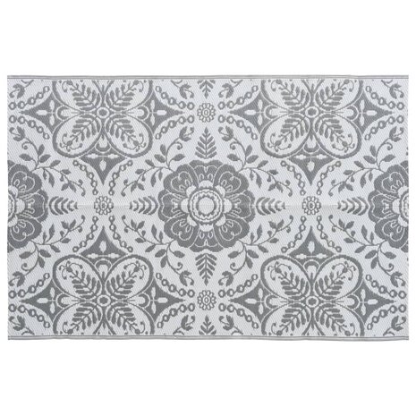 Buitenkleed ARAKIL 120x180 cm PP lichtgrijs 2