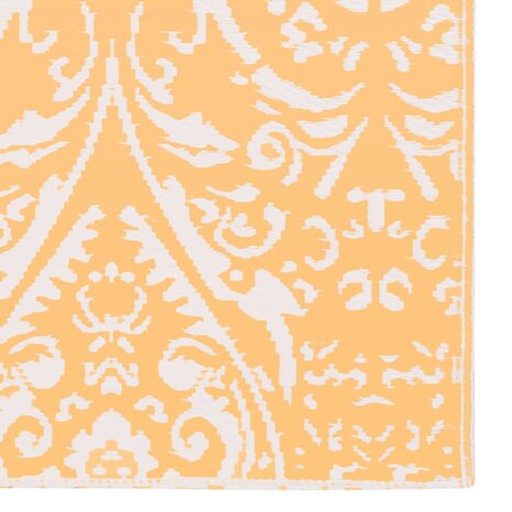 Buitenkleed ARAKIL 80x150 cm PP oranje en wit 5