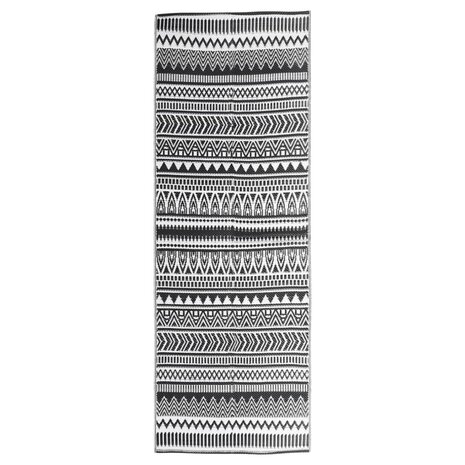 Buitenkleed ARAKIL 80x250 cm polypropeen zwart 2