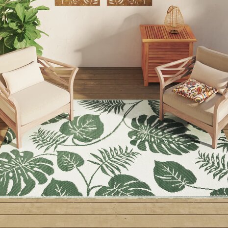Buitenkleed ARAKIL 140x200 cm polypropeen groen 3