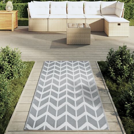 Buitenkleed ARAKIL 80x150 cm PP grijs 3