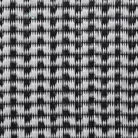 Buitenkleed ARAKIL 140x200 cm polypropeen zwart 6