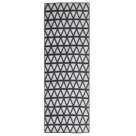 Buitenkleed ARAKIL 80x250 cm polypropeen zwart 2