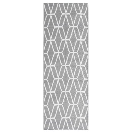 Buitenkleed ARAKIL 80x250 cm polypropeen grijs 2