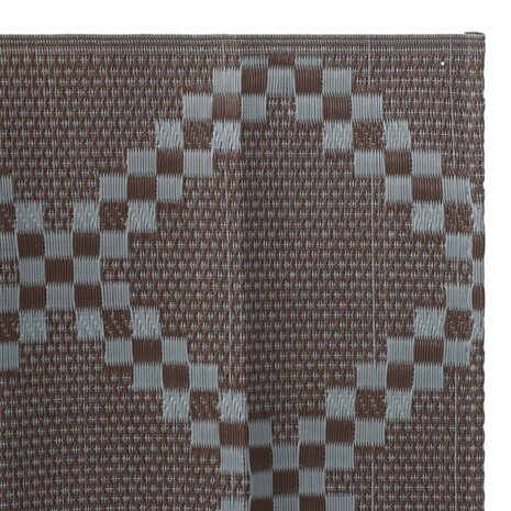Buitenkleed ARAKIL 80x250 cm polypropeen bruin 4