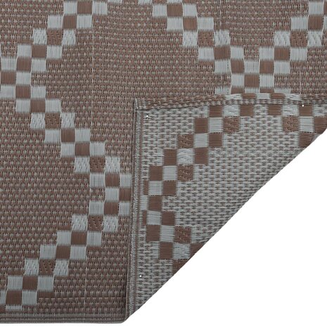 Buitenkleed ARAKIL 80x250 cm polypropeen bruin 5