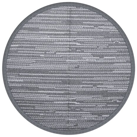 Buitenkleed ARAKIL Ø120 cm polypropeen grijs 2