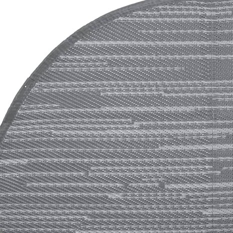 Buitenkleed ARAKIL Ø120 cm polypropeen grijs 4