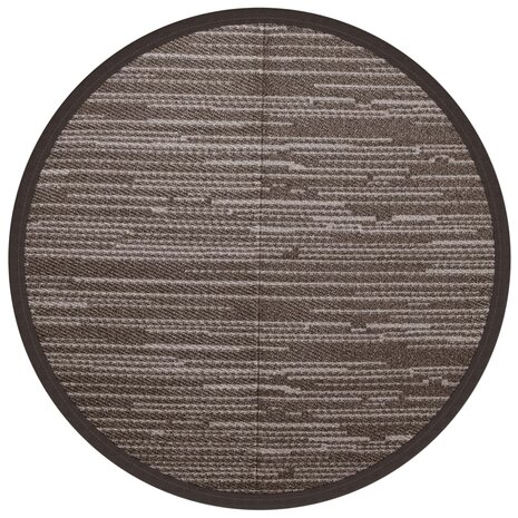 Buitenkleed ARAKIL Ø 120 cm polypropeen bruin 2