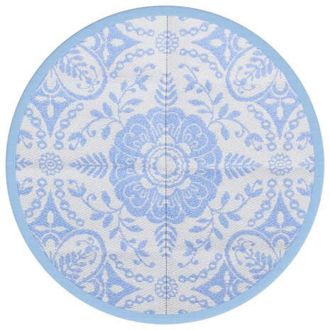 Buitenkleed ARAKIL Ø120 cm polypropeen babyblauw 2