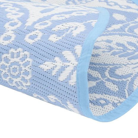 Buitenkleed ARAKIL Ø120 cm polypropeen babyblauw 5
