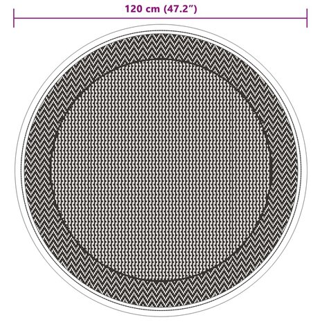 Buitenkleed ARAKIL Ø120 cm polypropeen groen 6