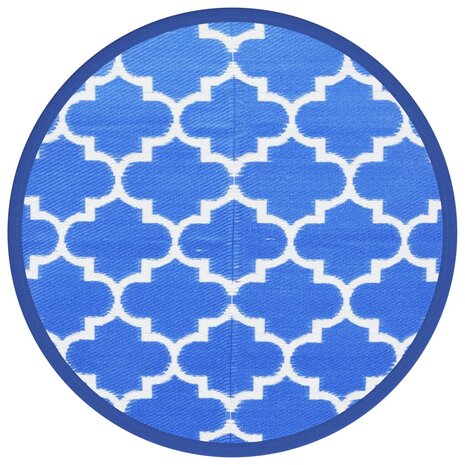 Buitenkleed ARAKIL Ø160 cm polypropeen blauw 2