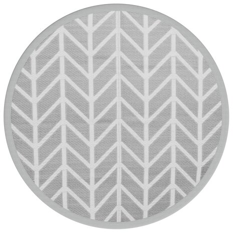 Buitenkleed ARAKIL Ø120 cm PP grijs 2