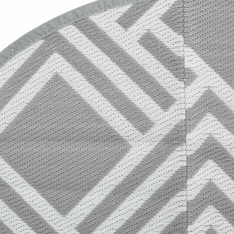 Buitenkleed ARAKIL Ø120 cm polypropeen grijs 4