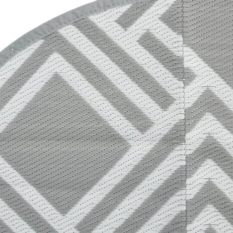 Buitenkleed ARAKIL Ø160 cm polypropeen grijs 5
