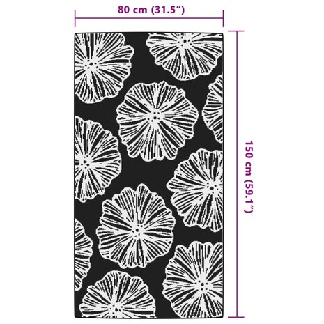 Buitenkleed ARAKIL 80x150 cm polypropeen groen 6