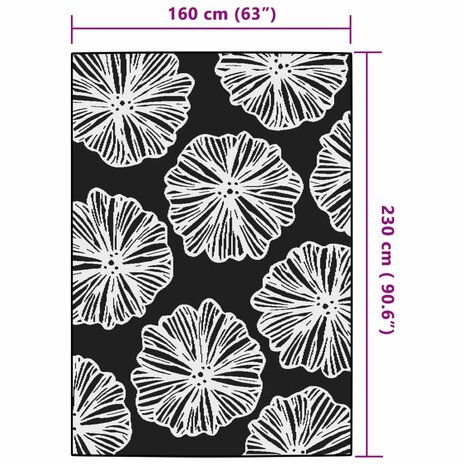Buitenkleed ARAKIL 160x230 cm PP groen 6