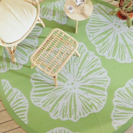 Buitenkleed ARAKIL Ø 200 cm polypropeen groen 1
