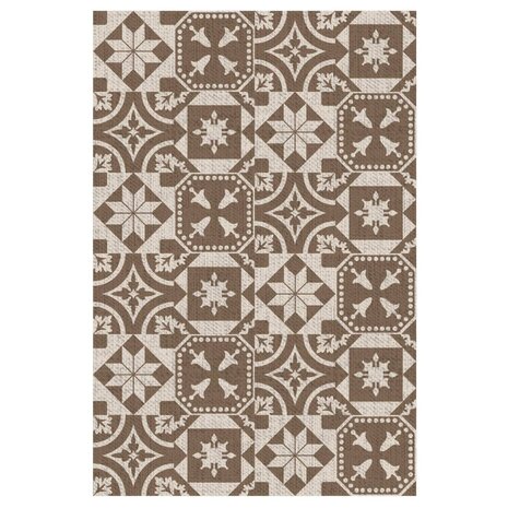 Esschert Design Buitenkleed Portugese tegels 182x122 cm 1