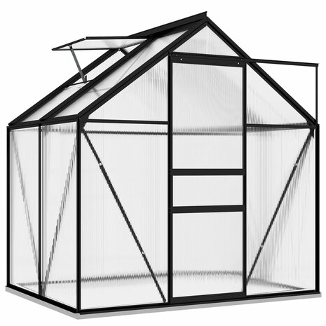 Tuinkas 2,47 m³ aluminium antracietkleurig 3