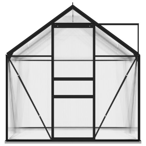 Tuinkas 2,47 m³ aluminium antracietkleurig 5