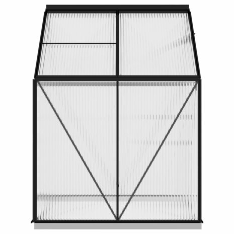 Tuinkas 2,47 m³ aluminium antracietkleurig 6