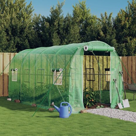 Tuinkas met stalen frame 8 m² 4x2x2 m 1