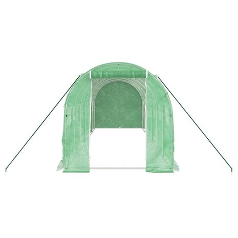 Tuinkas met stalen frame 12 m² 6x2x2 m groen 4