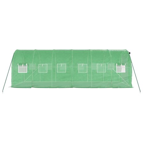 Tuinkas met stalen frame 12 m² 6x2x2 m groen 5
