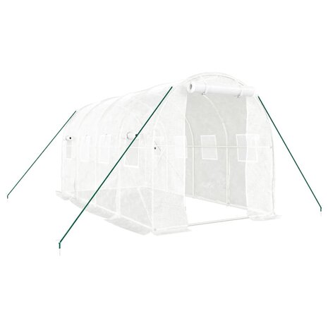 Tuinkas met stalen frame 8 m² 4x2x2 m 2
