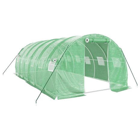 Tuinkas met stalen frame 18 m² 6x3x2 m groen 2