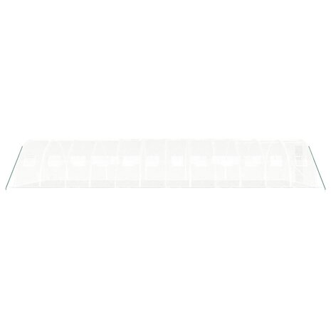 Tuinkas met stalen frame 48 m² 12x4x2 m wit 5