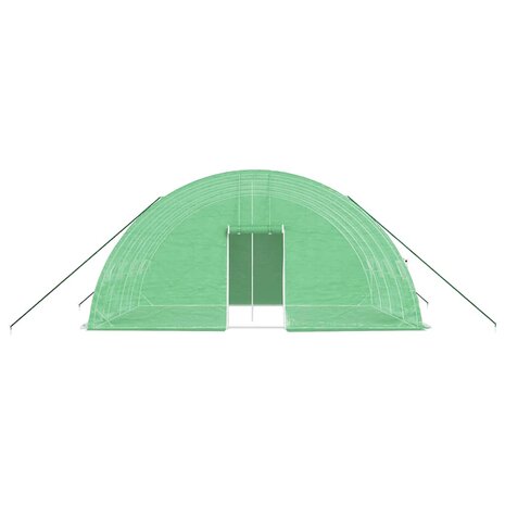 Tuinkas met stalen frame 24 m² 6x4x2,85 m groen 4