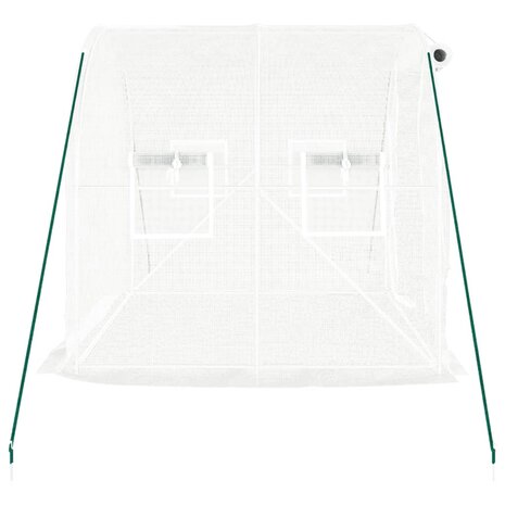 Tuinkas met stalen frame 4 m² 2x2x2 m 5