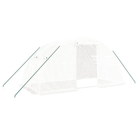 Tuinkas met stalen frame 8 m² 4x2x2 m 2