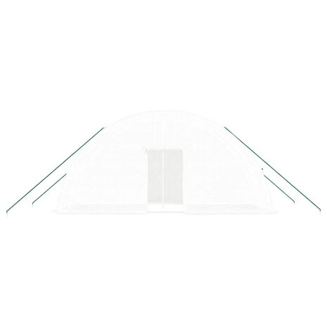 Tuinkas met stalen frame 12 m² 6x2x2,85 m 4