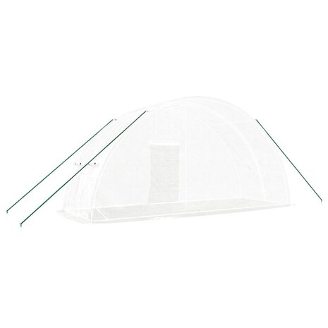 Tuinkas met stalen frame 12 m² 6x2x2,85 m 6