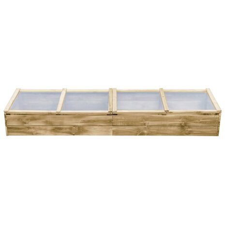 Kas 200x50x35 cm geïmpregneerd grenenhout 2