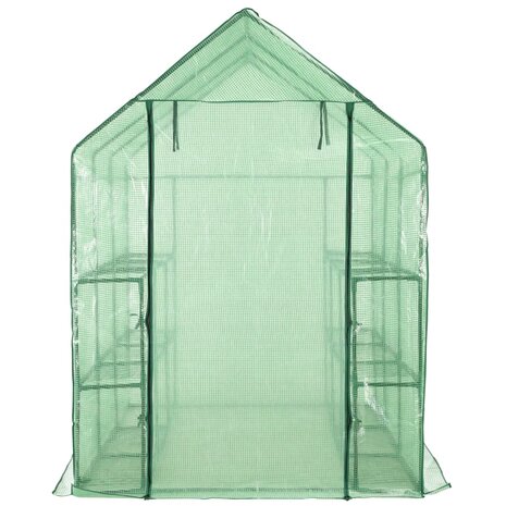 Inloopkas met 12 schappen 143x214x196 cm staal 2