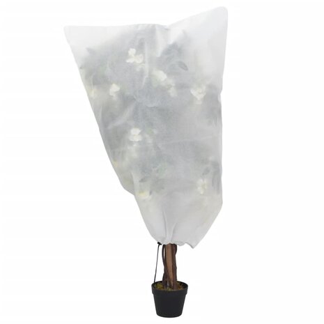 Plantenhoezen met trekkoord 8 st 70 g/m² 0,8x0,8 m 2