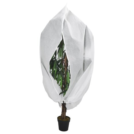 Plantenhoezen met ritssluiting 2 st 70 g/m² 3,93x3 m 2